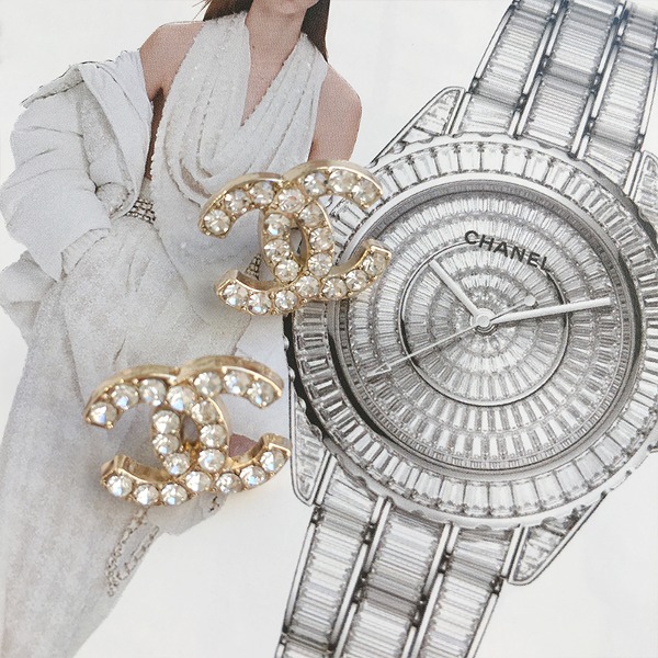 Chanel Vintage Button Reform Jewelry (E35)